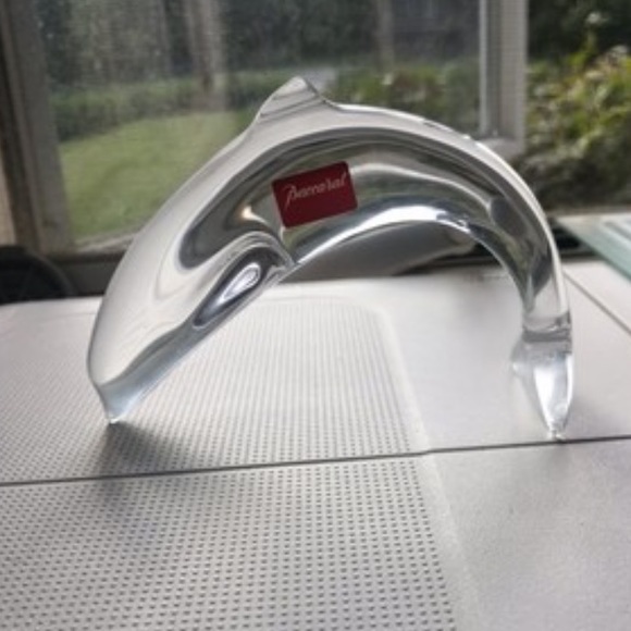 Crystal Baccarat dolphin - Picture 1 of 2